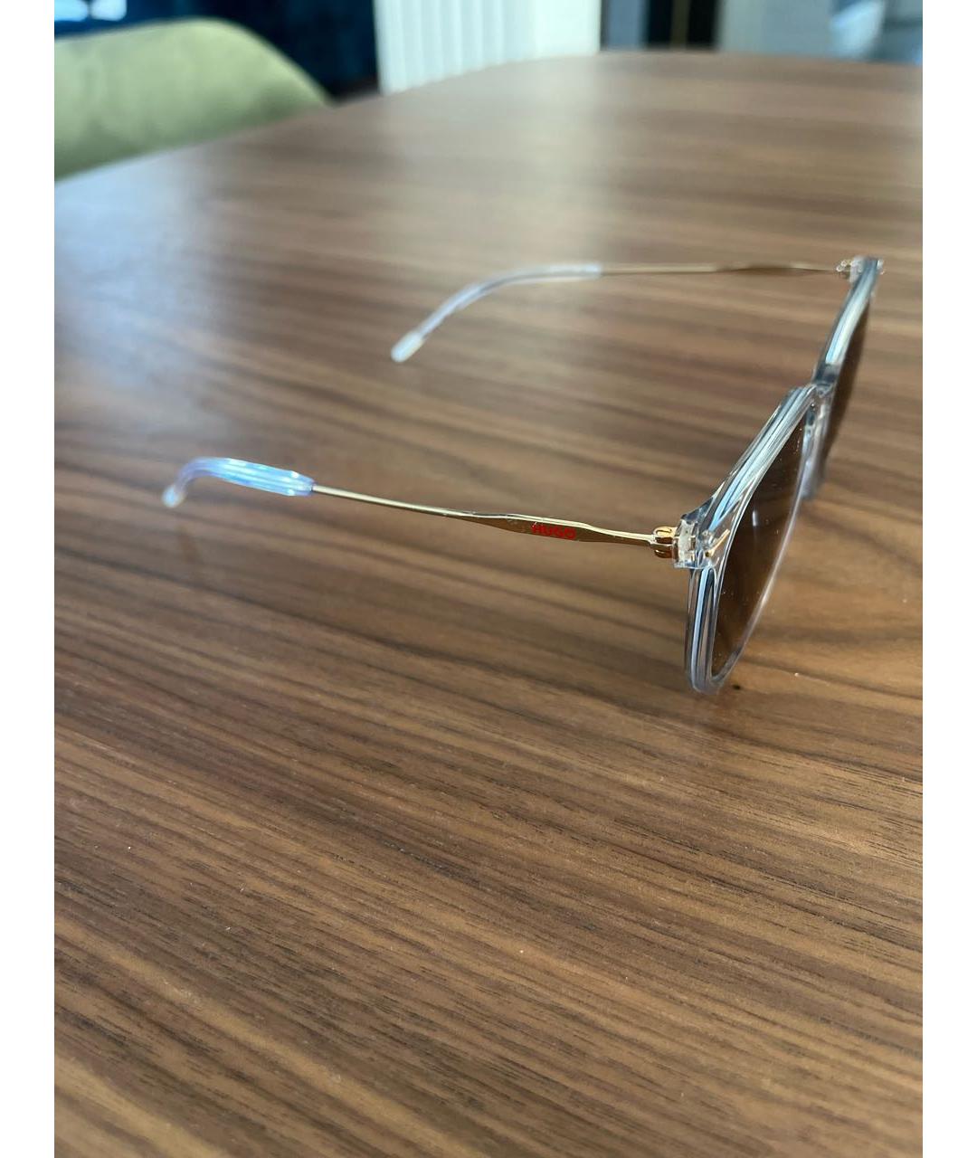 HUGO Белые пластиковые солнцезащитные очки, фото 2