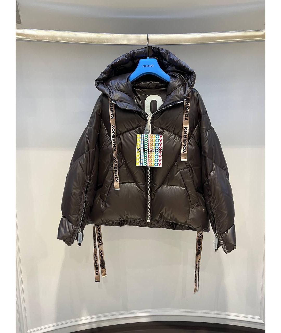 KHRISJOY Черная полиамидовая куртка, фото 2