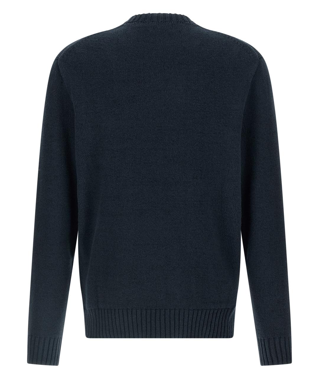 POLO RALPH LAUREN Синий хлопковый джемпер / свитер, фото 2