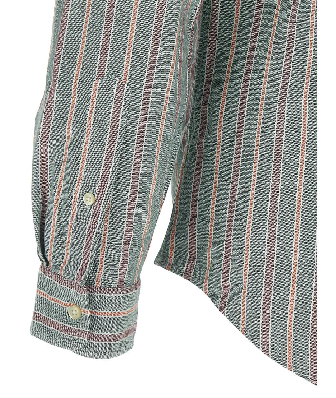 POLO RALPH LAUREN Зеленая хлопковая кэжуал рубашка, фото 4