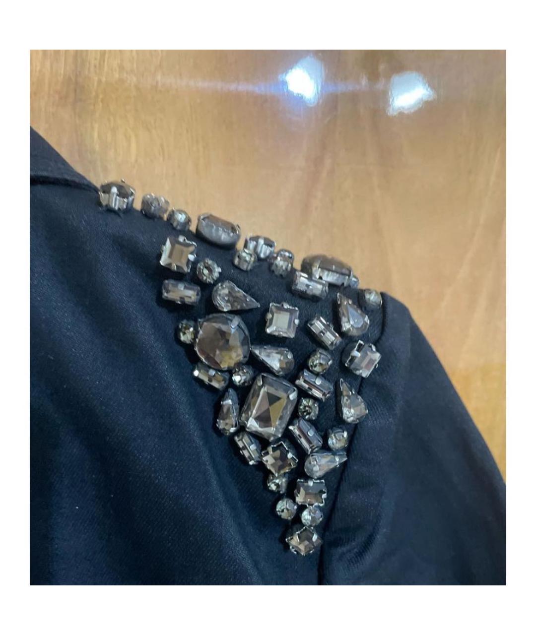 PHILIPP PLEIN Черный деним жакет/пиджак, фото 3