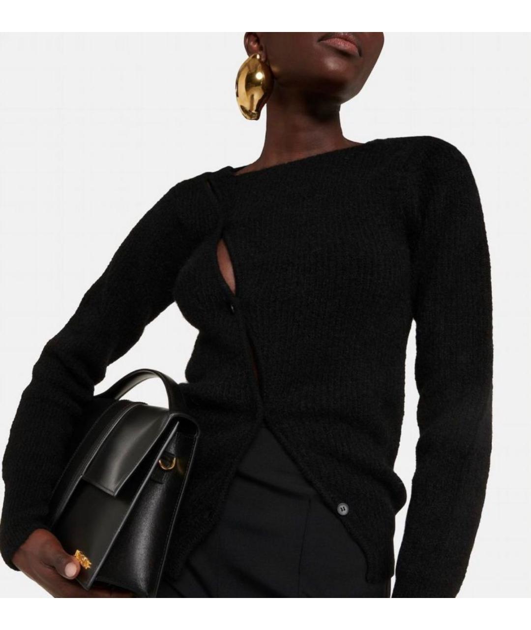 JACQUEMUS Черный полиамидовый кардиган, фото 6