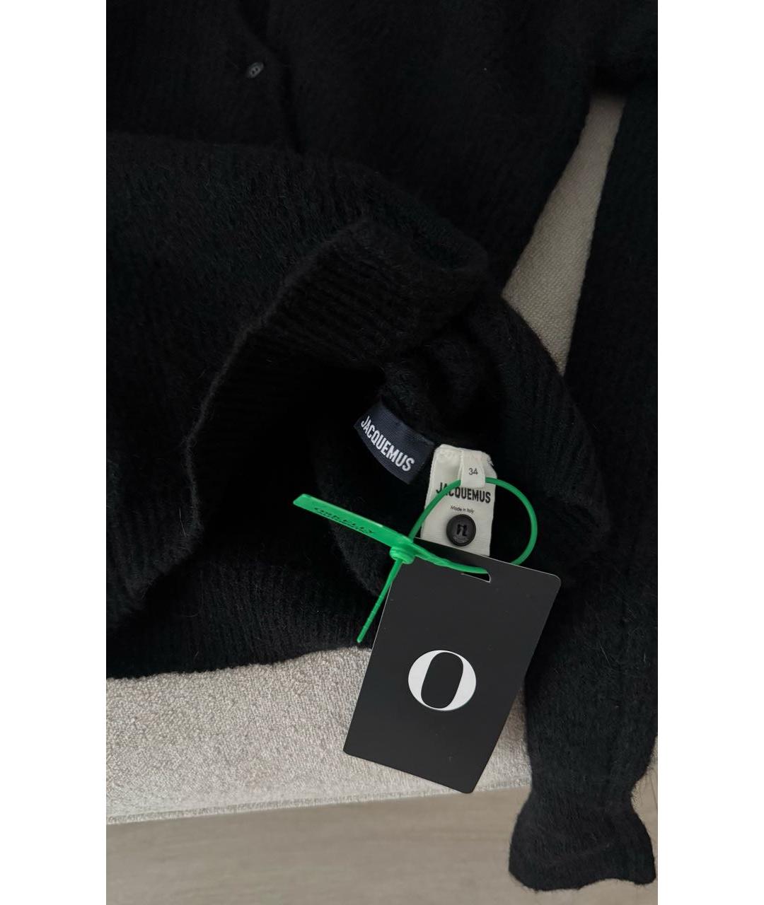 JACQUEMUS Черный полиамидовый кардиган, фото 4