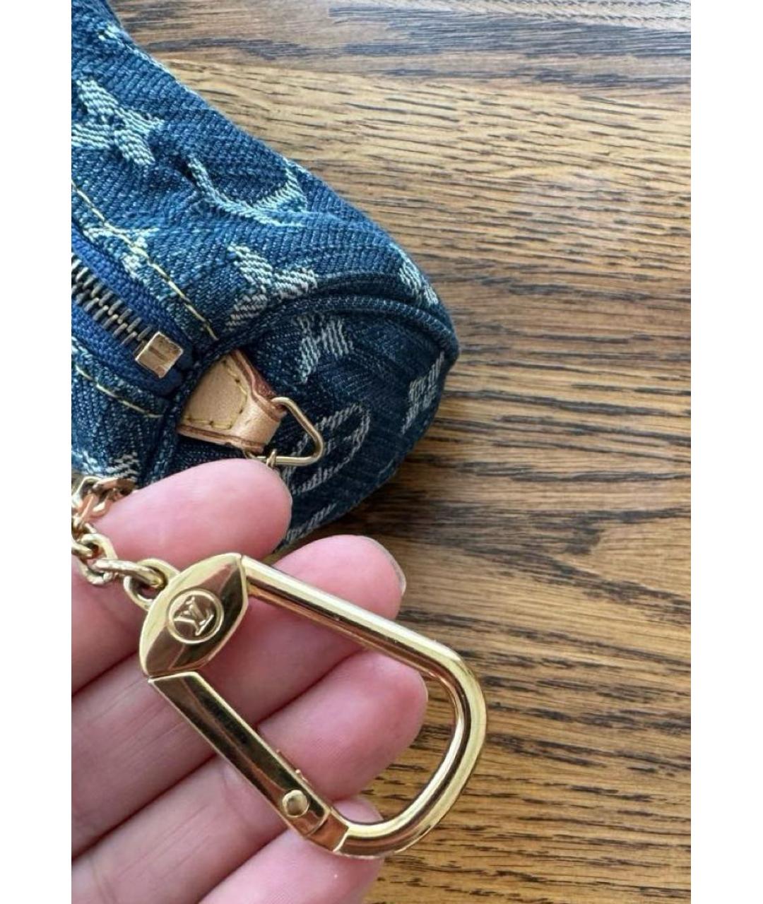 LOUIS VUITTON Синий брелок, фото 3