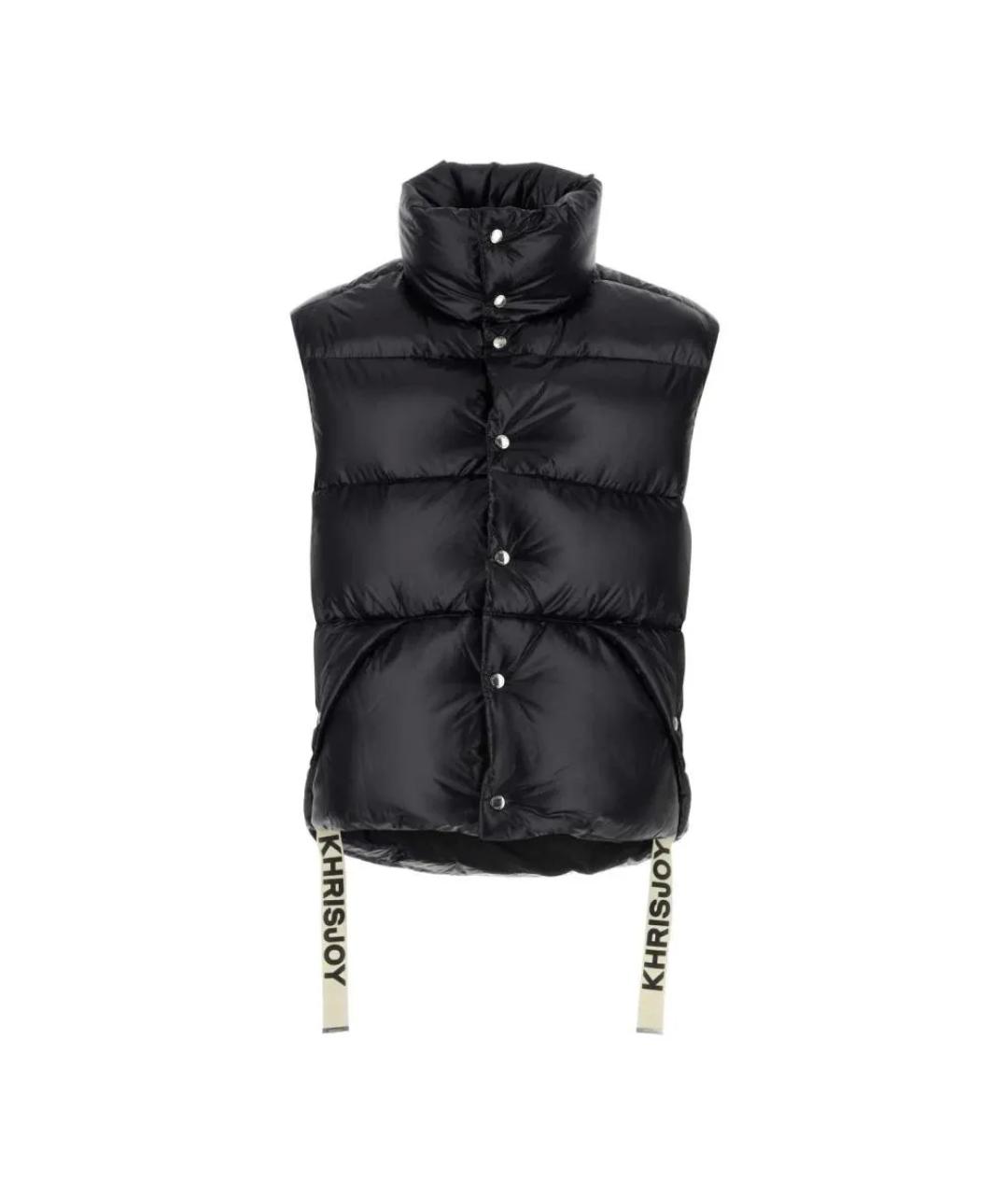 KHRISJOY Черный полиэстеровый жилет, фото 1