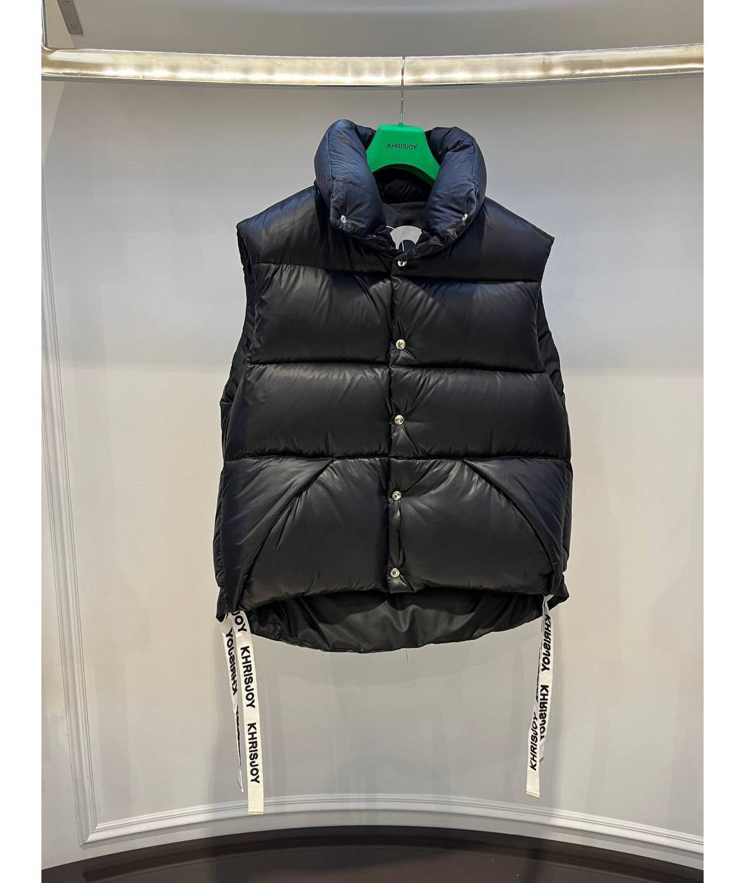 KHRISJOY Черный полиэстеровый жилет, фото 2