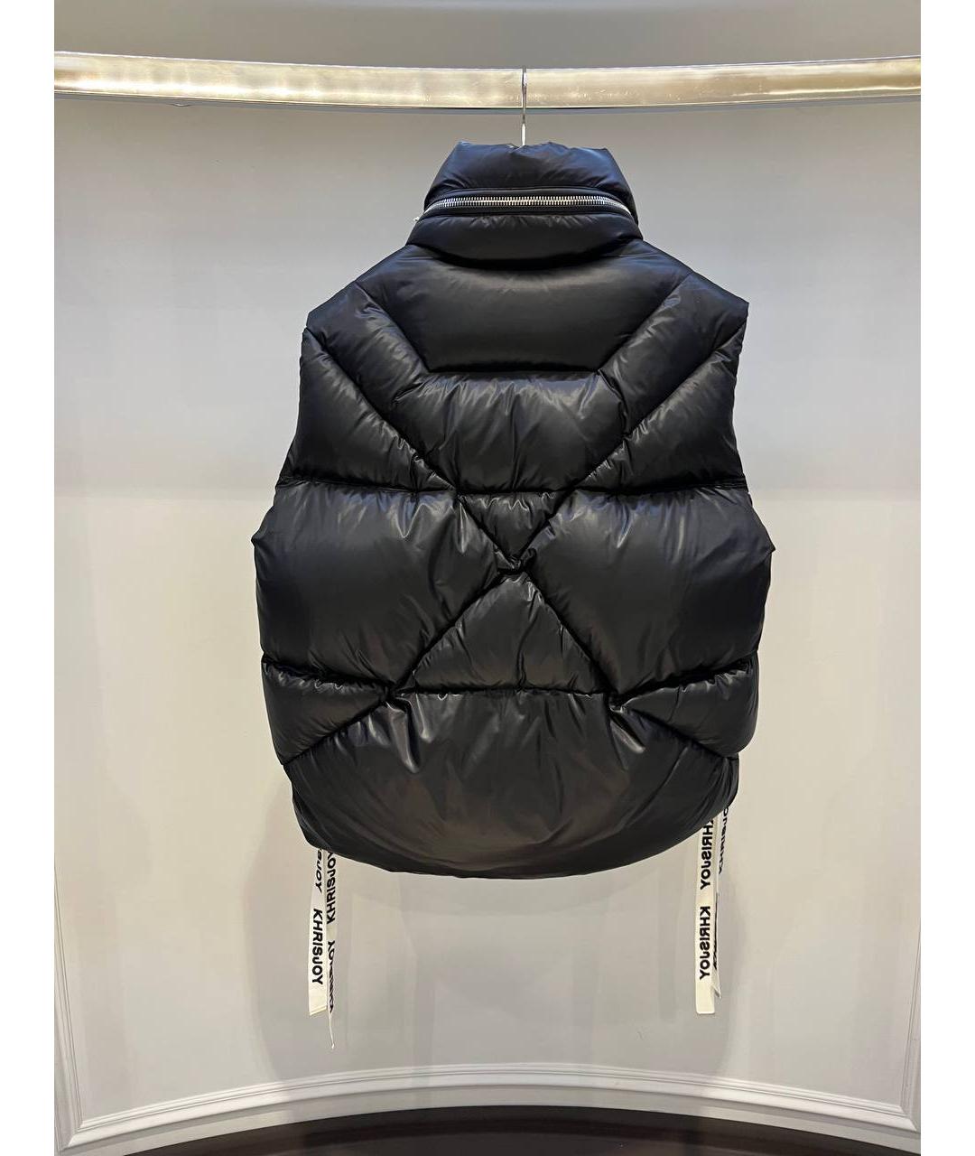 KHRISJOY Черный полиэстеровый жилет, фото 3