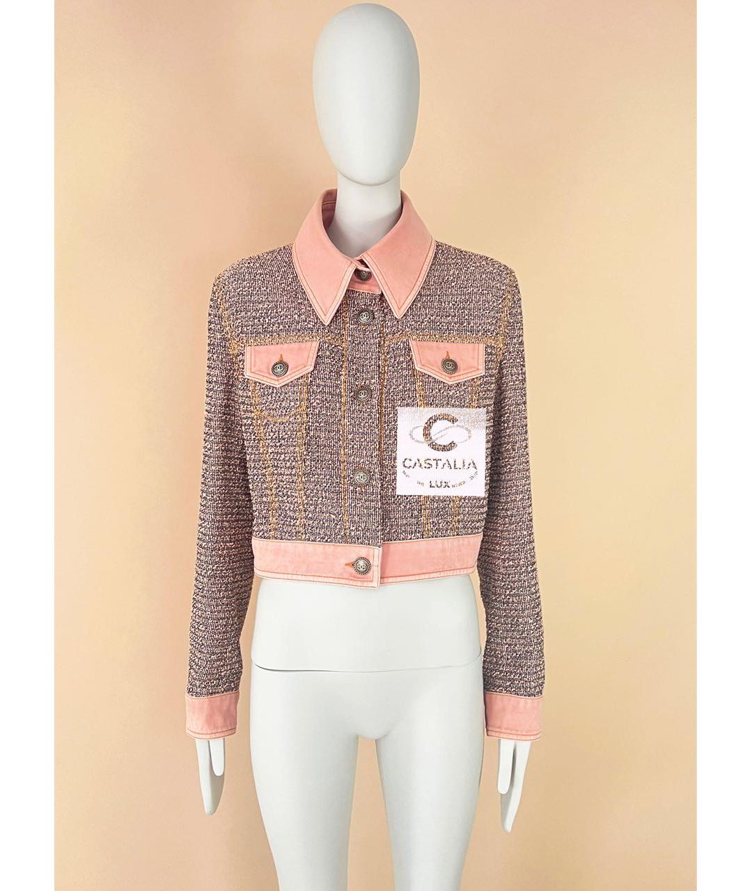 CHANEL Мульти твидовый жакет/пиджак, фото 4