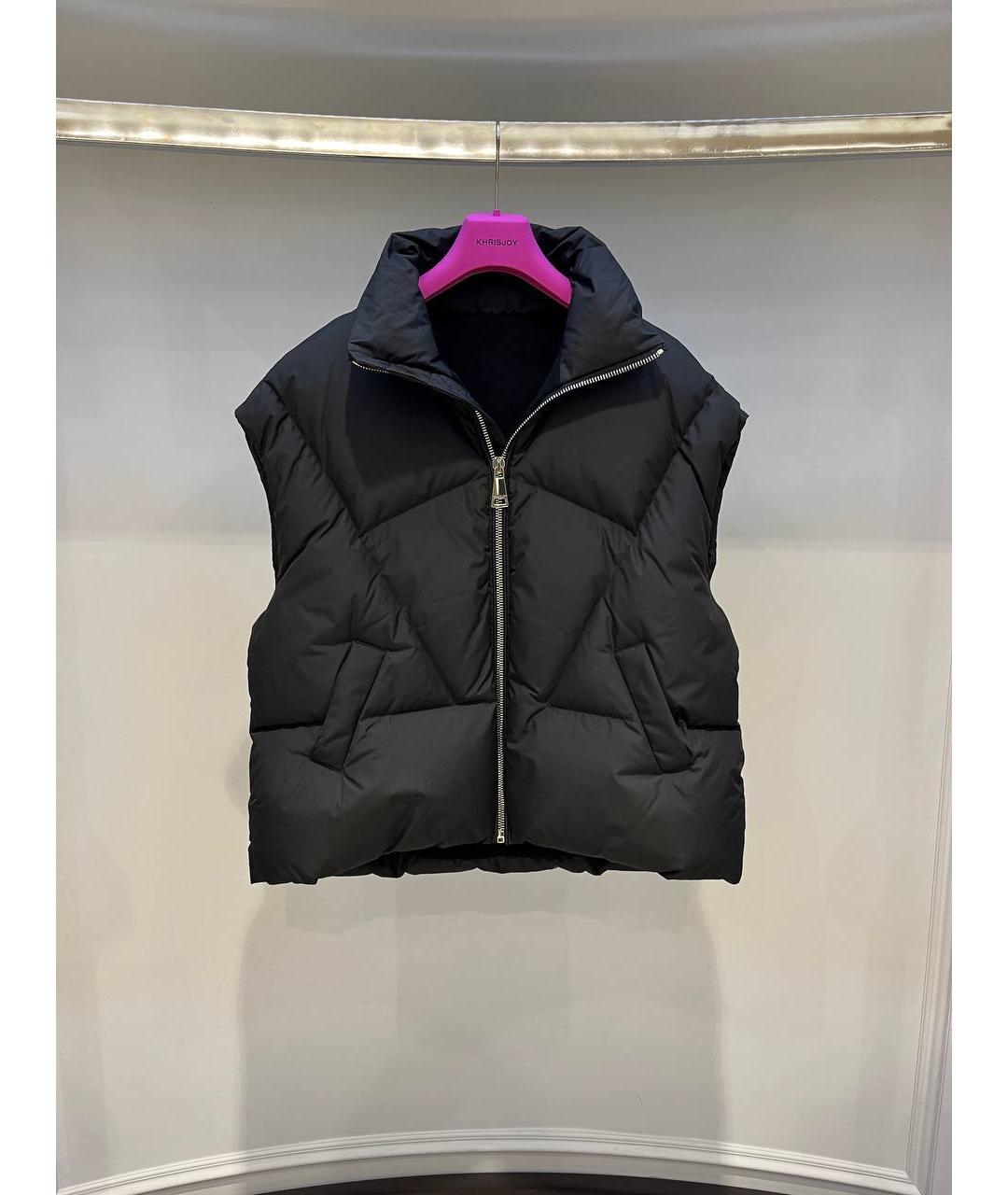 KHRISJOY Черный полиэстеровый жилет, фото 3