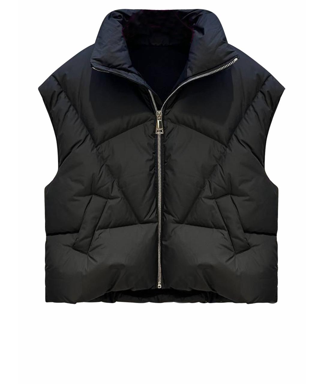 KHRISJOY Черный полиэстеровый жилет, фото 1