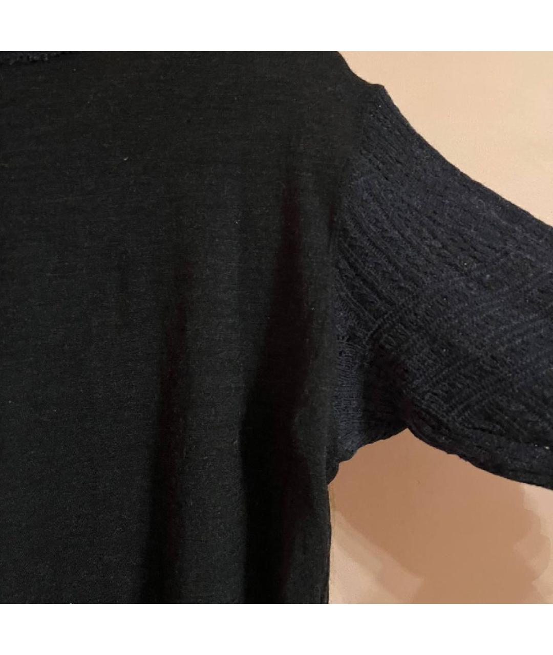 YOHJI YAMAMOTO Антрацитовый шерстяной джемпер / свитер, фото 4