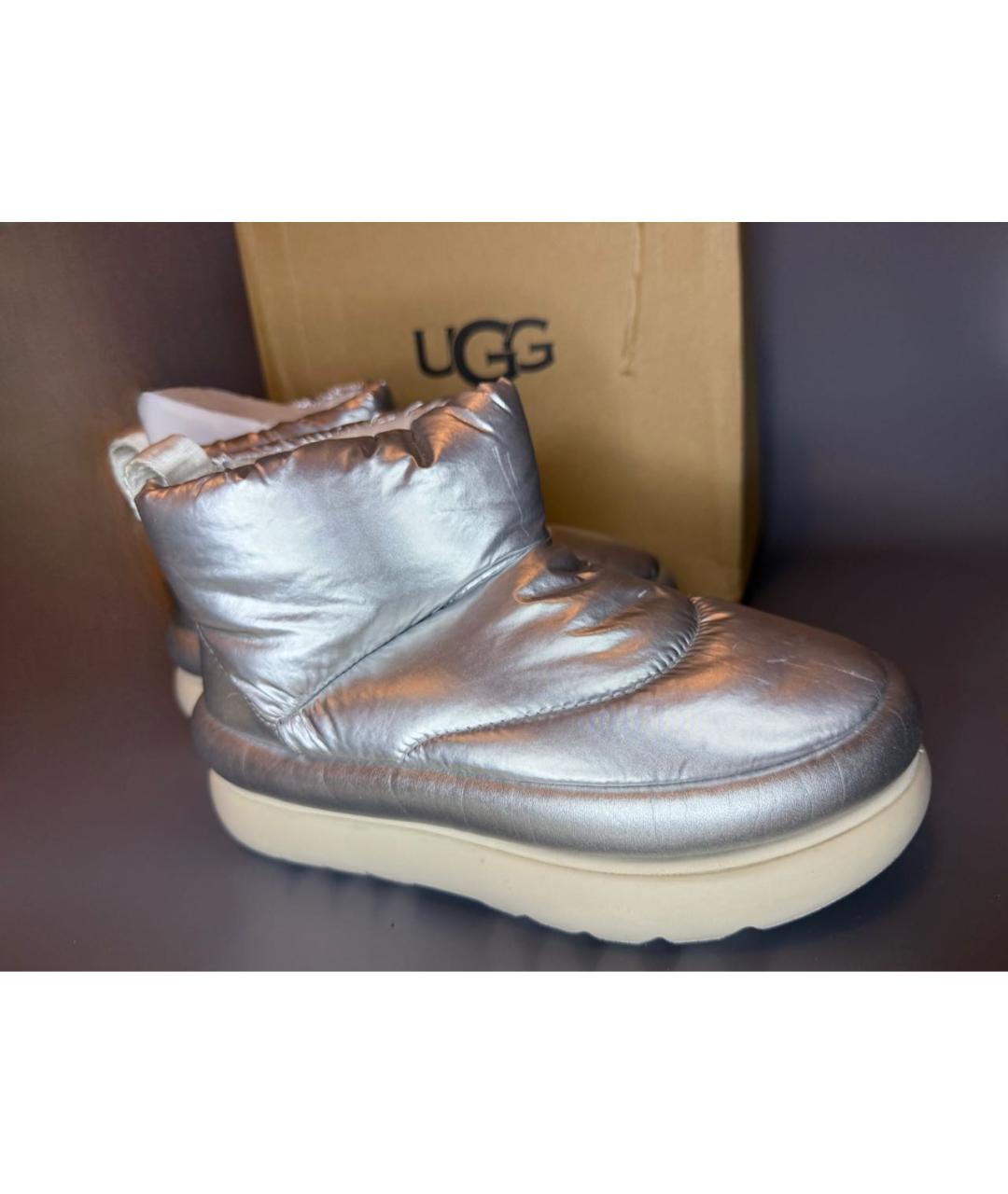 UGG AUSTRALIA Серебряные ботинки, фото 3