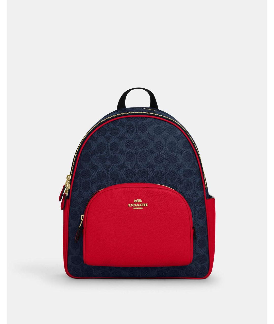 COACH Мульти кожаный рюкзак, фото 6