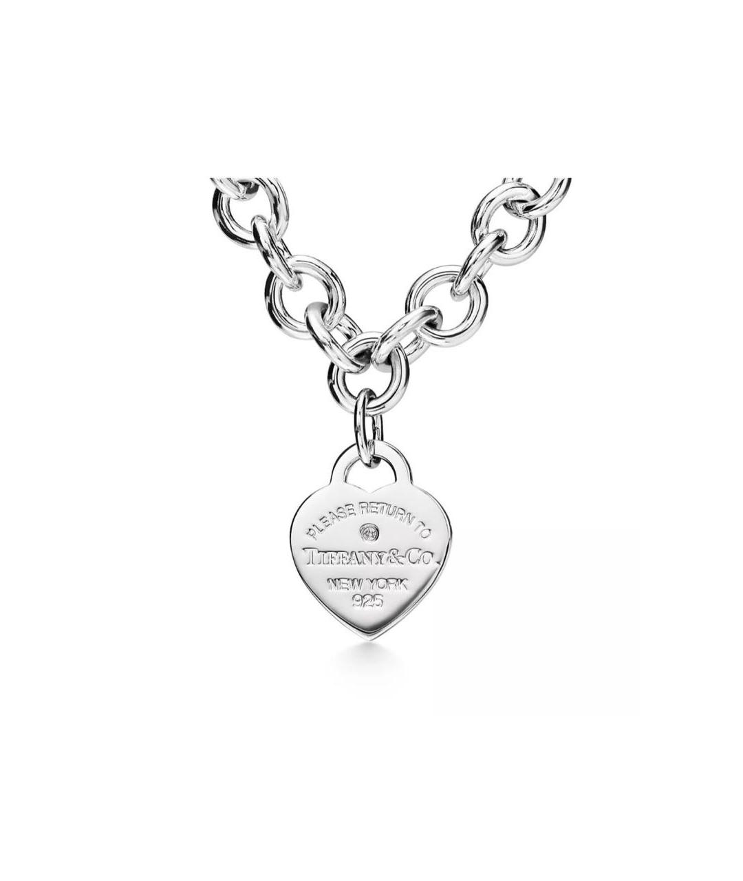 TIFFANY&CO Серебряное серебряное колье, фото 4