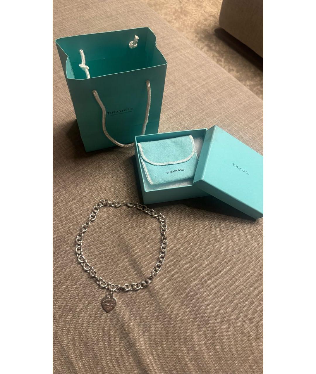 TIFFANY&CO Серебряное серебряное колье, фото 3