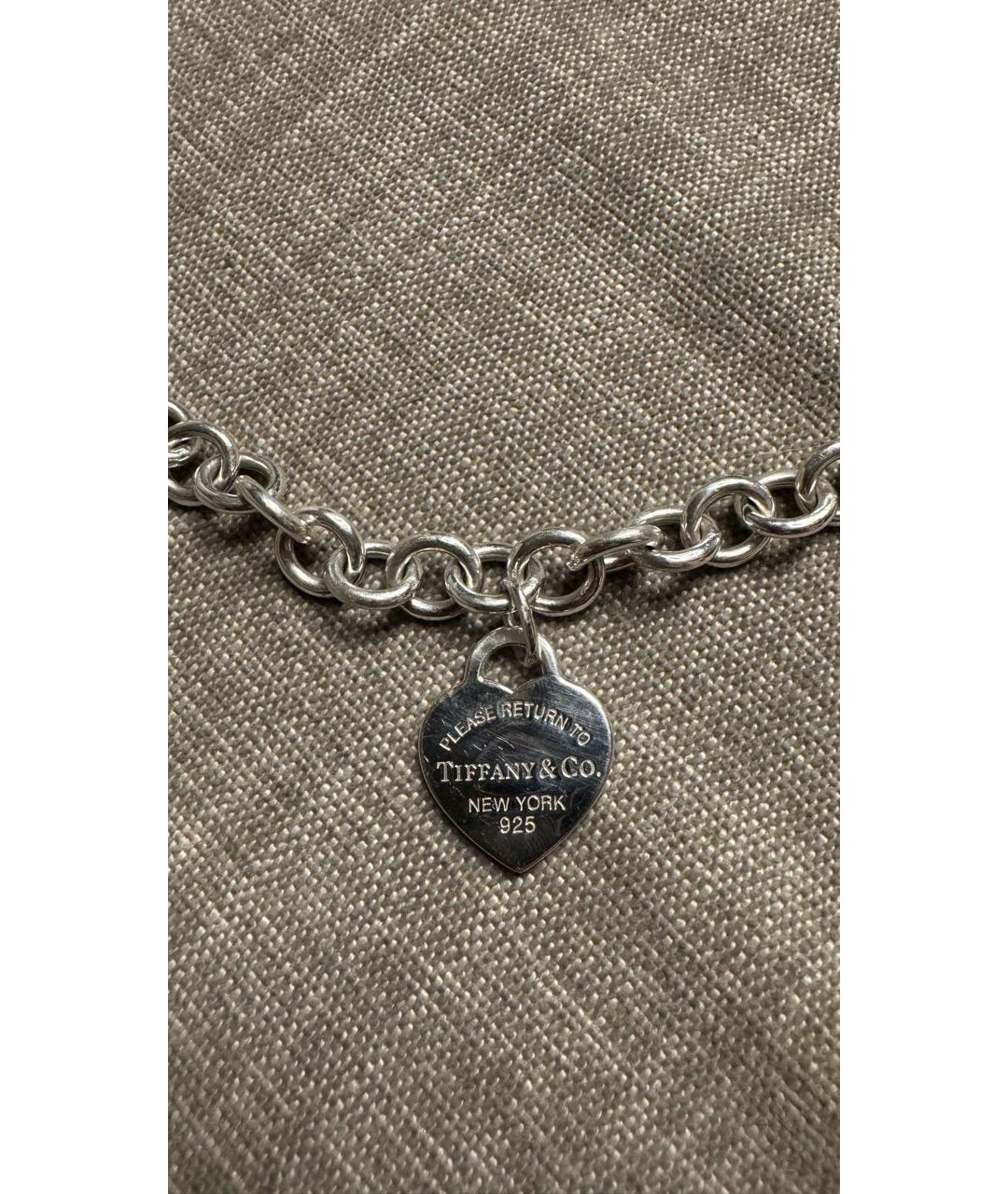 TIFFANY&CO Серебряное серебряное колье, фото 7