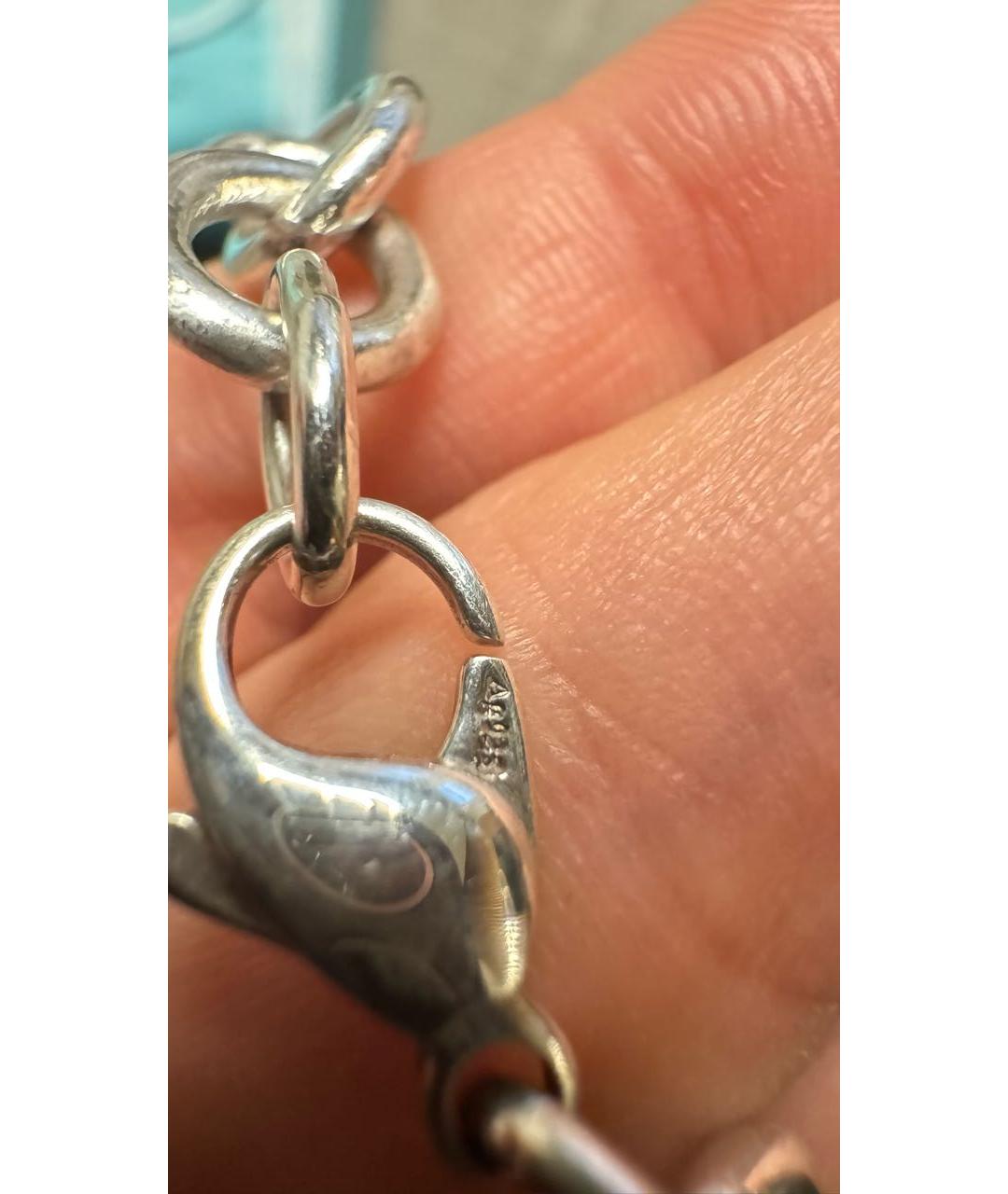 TIFFANY&CO Серебряное серебряное колье, фото 6