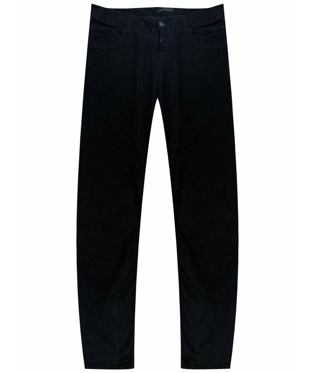 PRADA Черные хлопковые прямые джинсы, фото 1