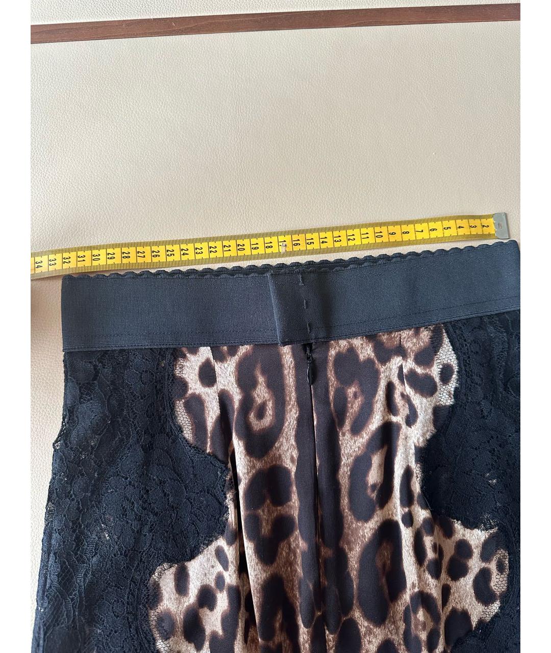 DOLCE&GABBANA Черная юбка миди, фото 4