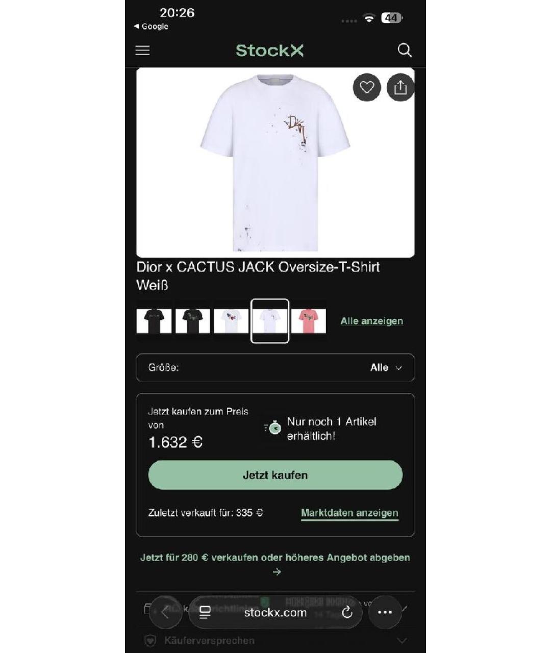 CHRISTIAN DIOR Белая хлопковая футболка, фото 7