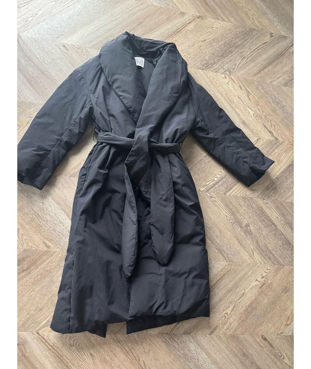 TOTEME Черный полиамидовый пуховик, фото 5