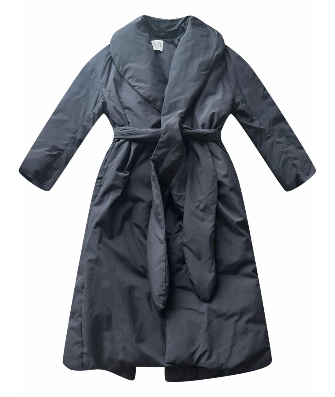 TOTEME Черный полиамидовый пуховик, фото 1