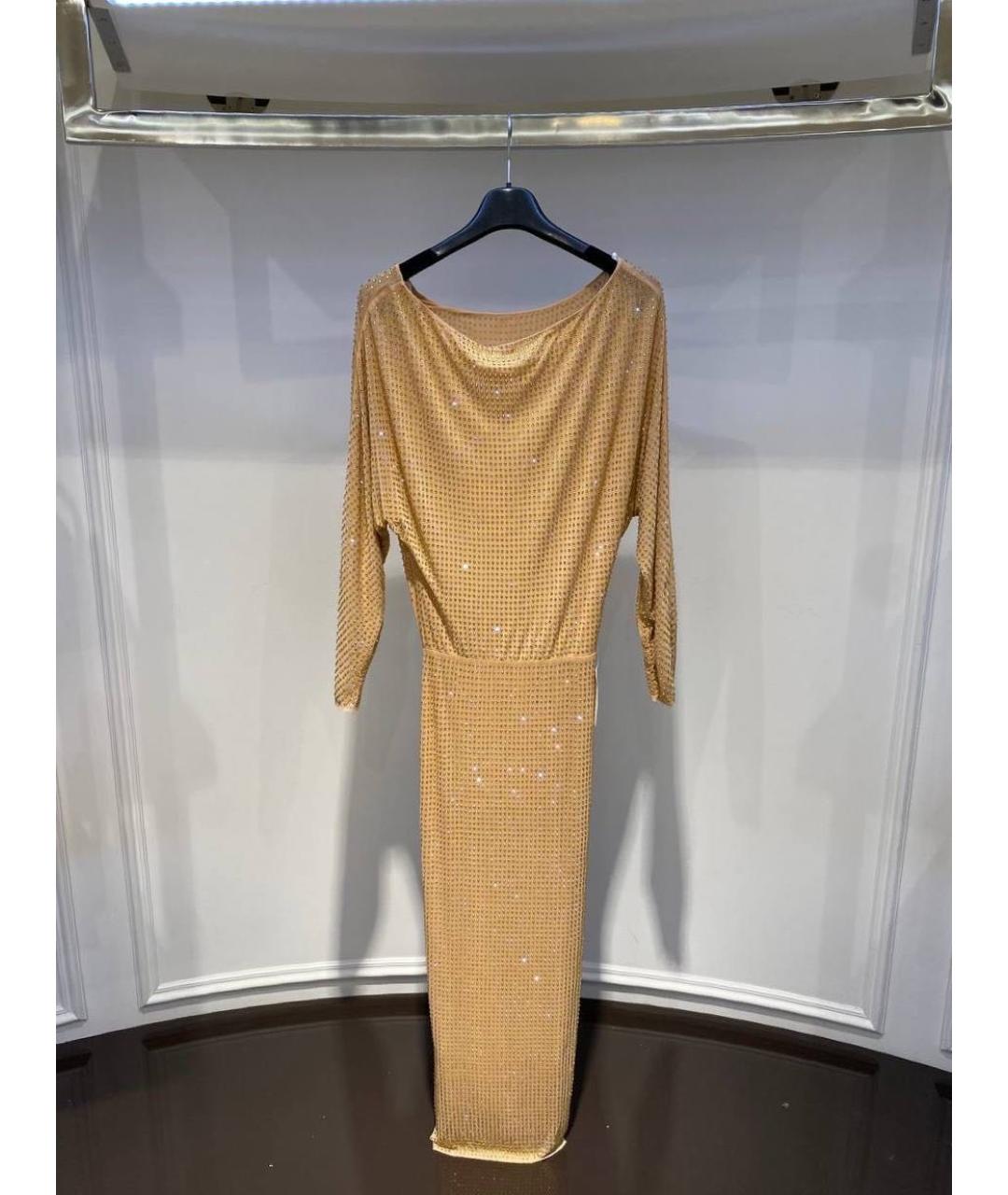 SELF-PORTRAIT Бежевое вечернее платье, фото 3