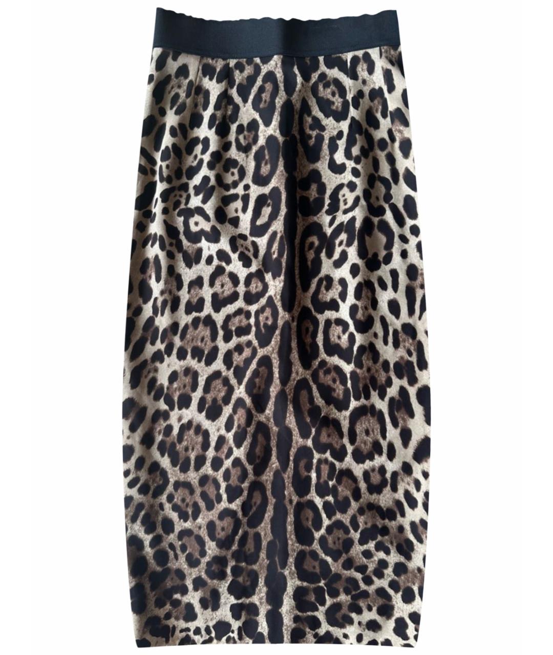 DOLCE&GABBANA Черная юбка миди, фото 1