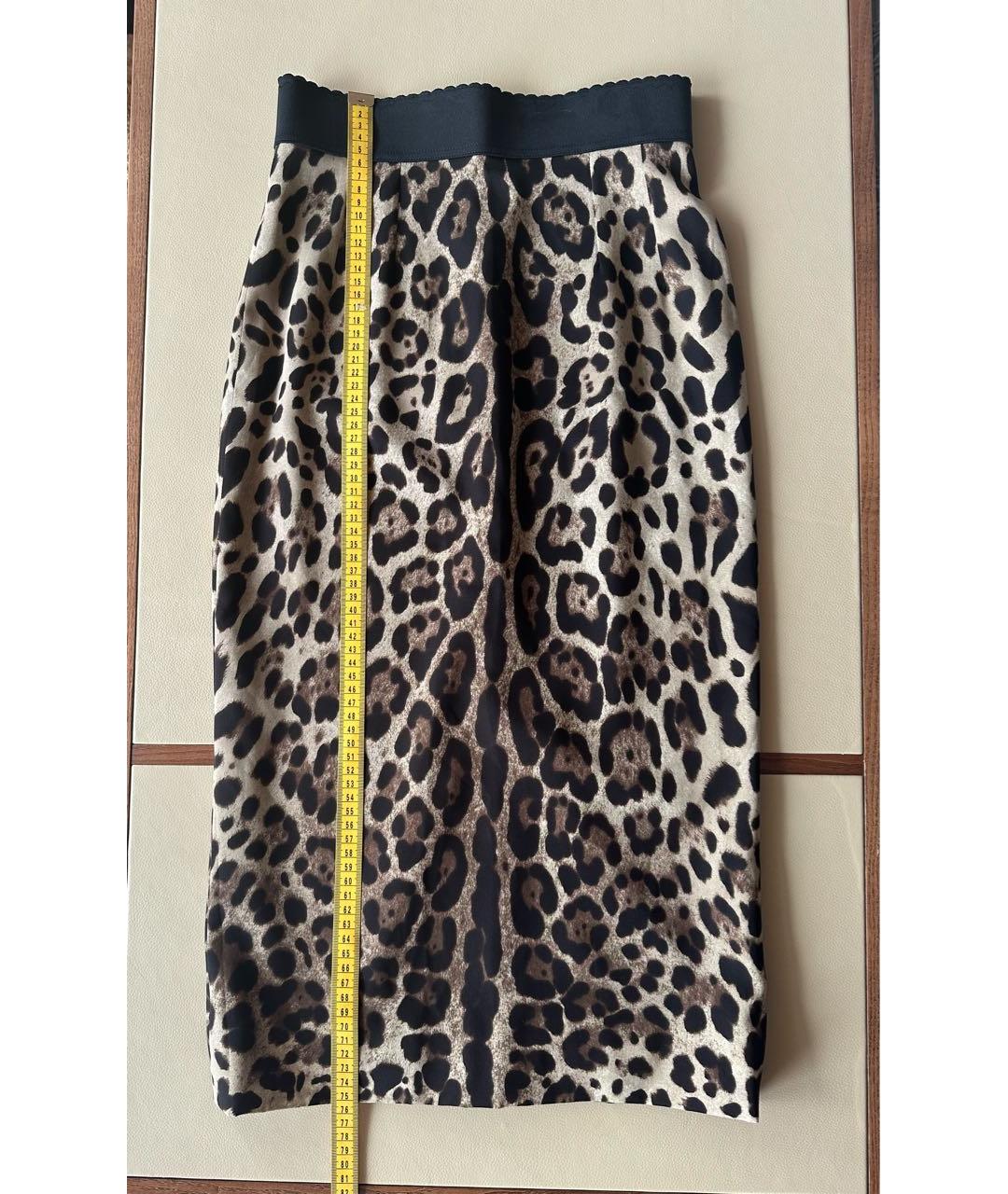 DOLCE&GABBANA Черная юбка миди, фото 3