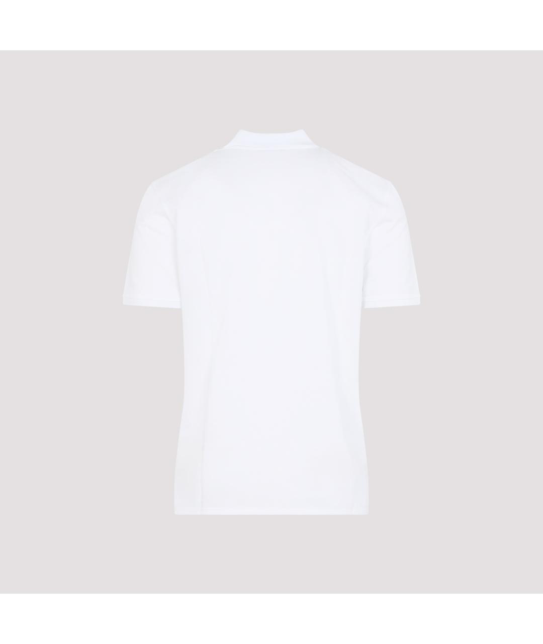 GIVENCHY Белое хлопковое поло с коротким рукавом, фото 3
