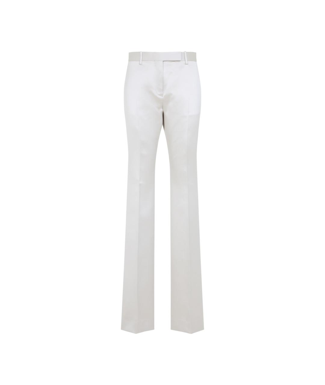 TOM FORD Розовые хлопковые прямые брюки, фото 1