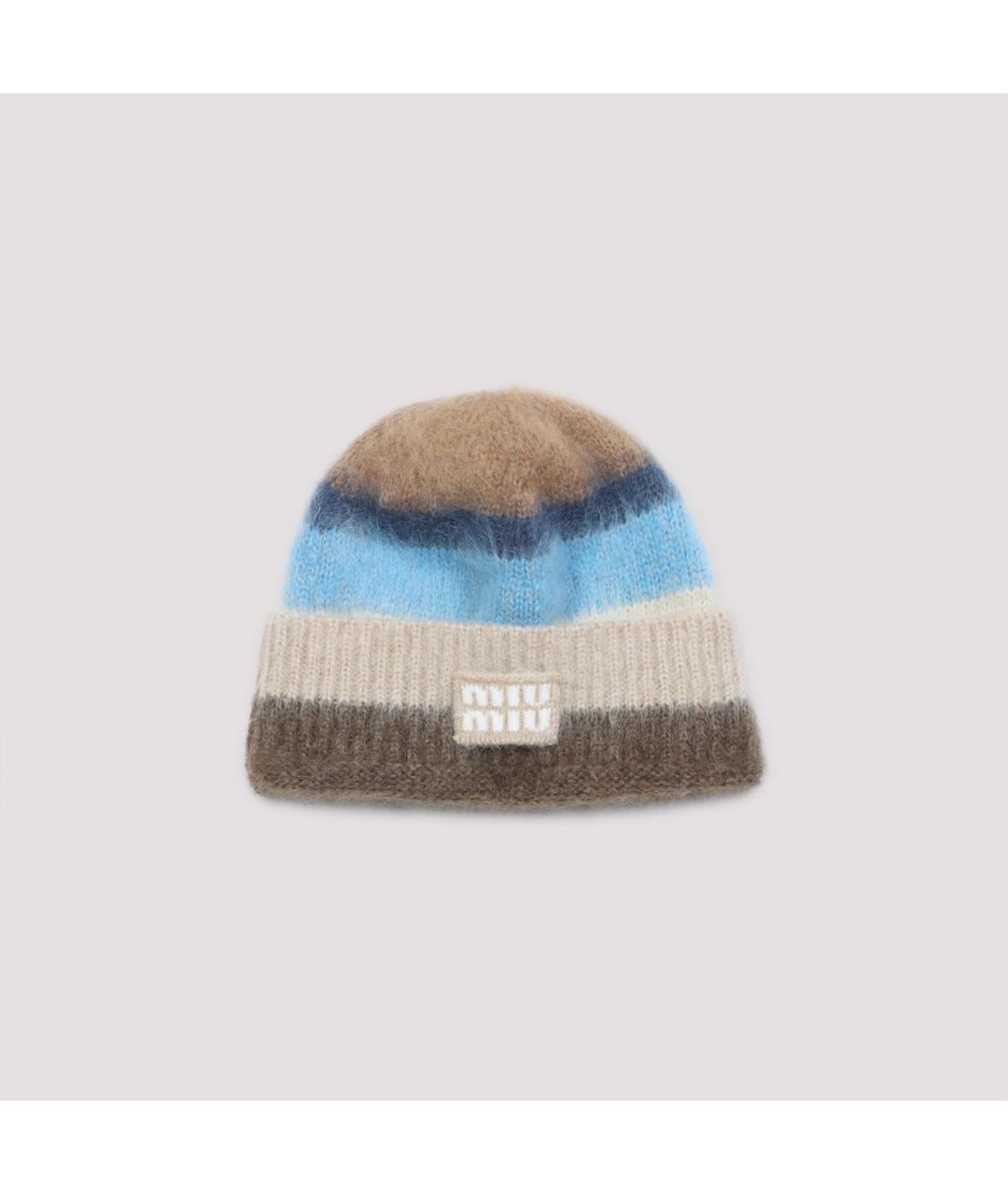 MIU MIU Мульти шерстяная шапка, фото 2