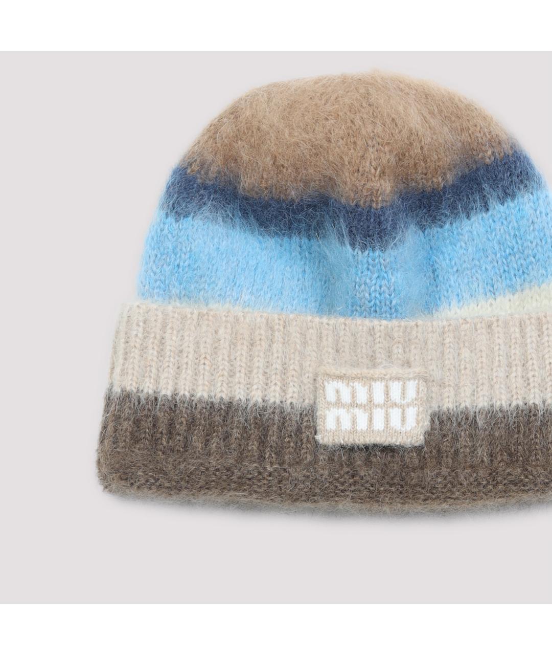 MIU MIU Мульти шерстяная шапка, фото 3