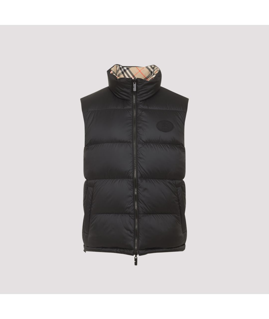 BURBERRY Бежевый полиэстеровый жилет, фото 5