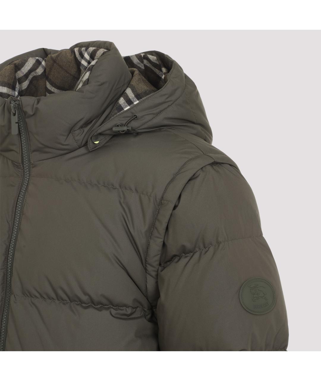 BURBERRY Мульти полиамидовый пуховик, фото 6