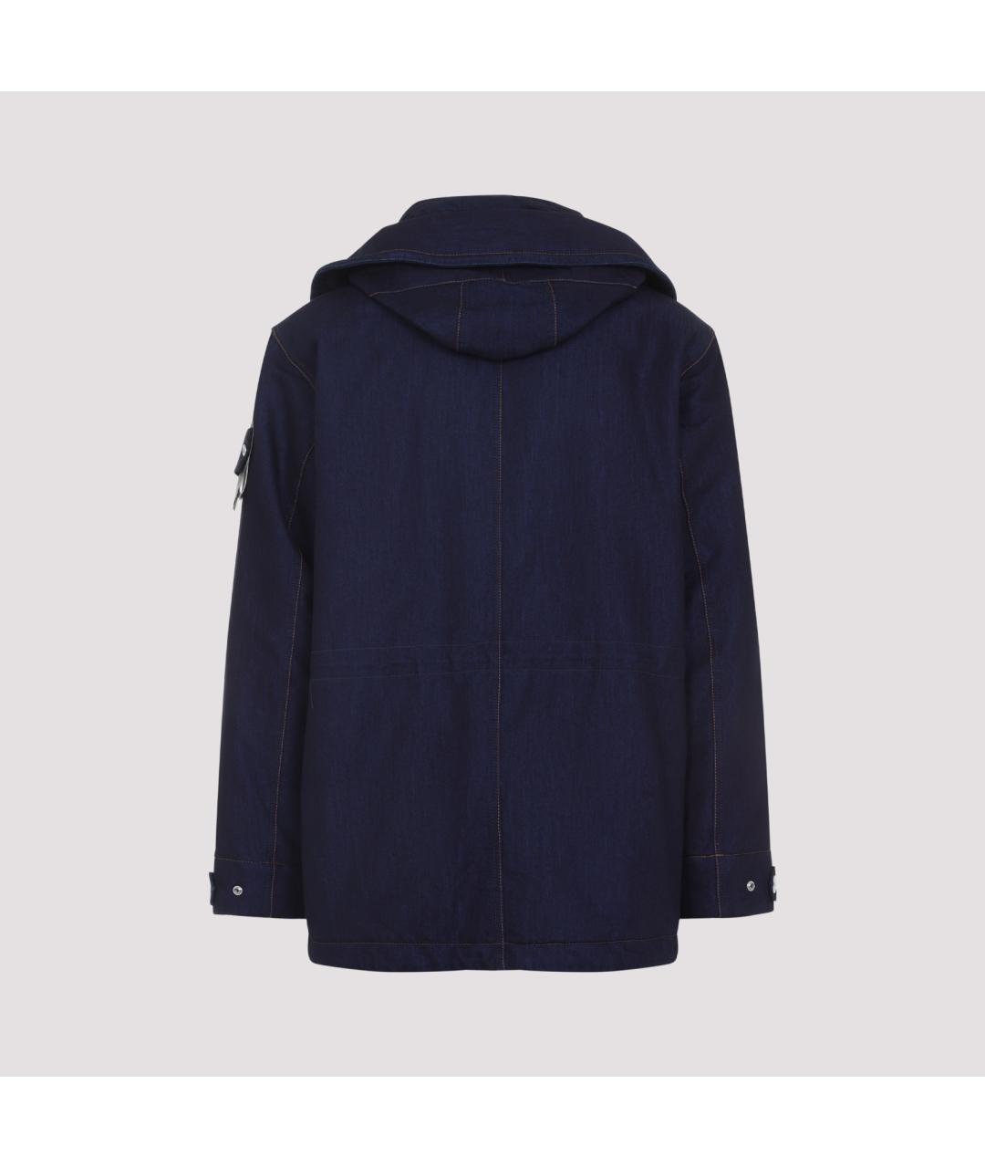STONE ISLAND Синяя хлопковая куртка, фото 3