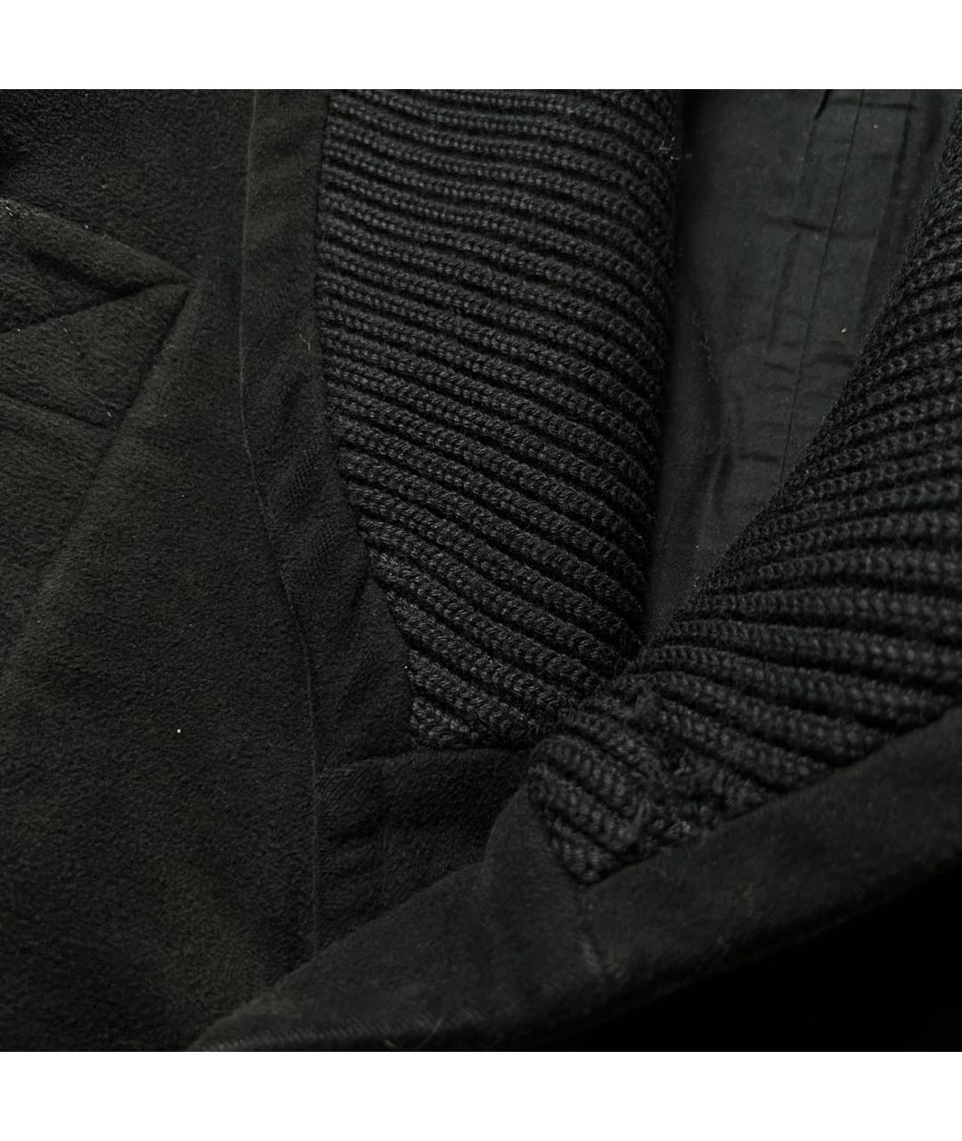 MAISON MARGIELA Черное хлопковое пальто, фото 8