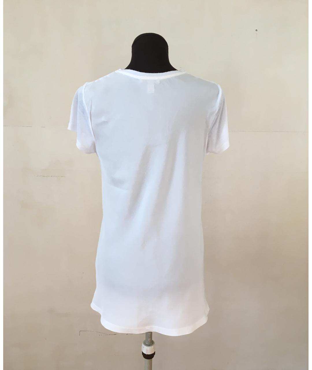 BURBERRY Белая шелковая футболка, фото 8