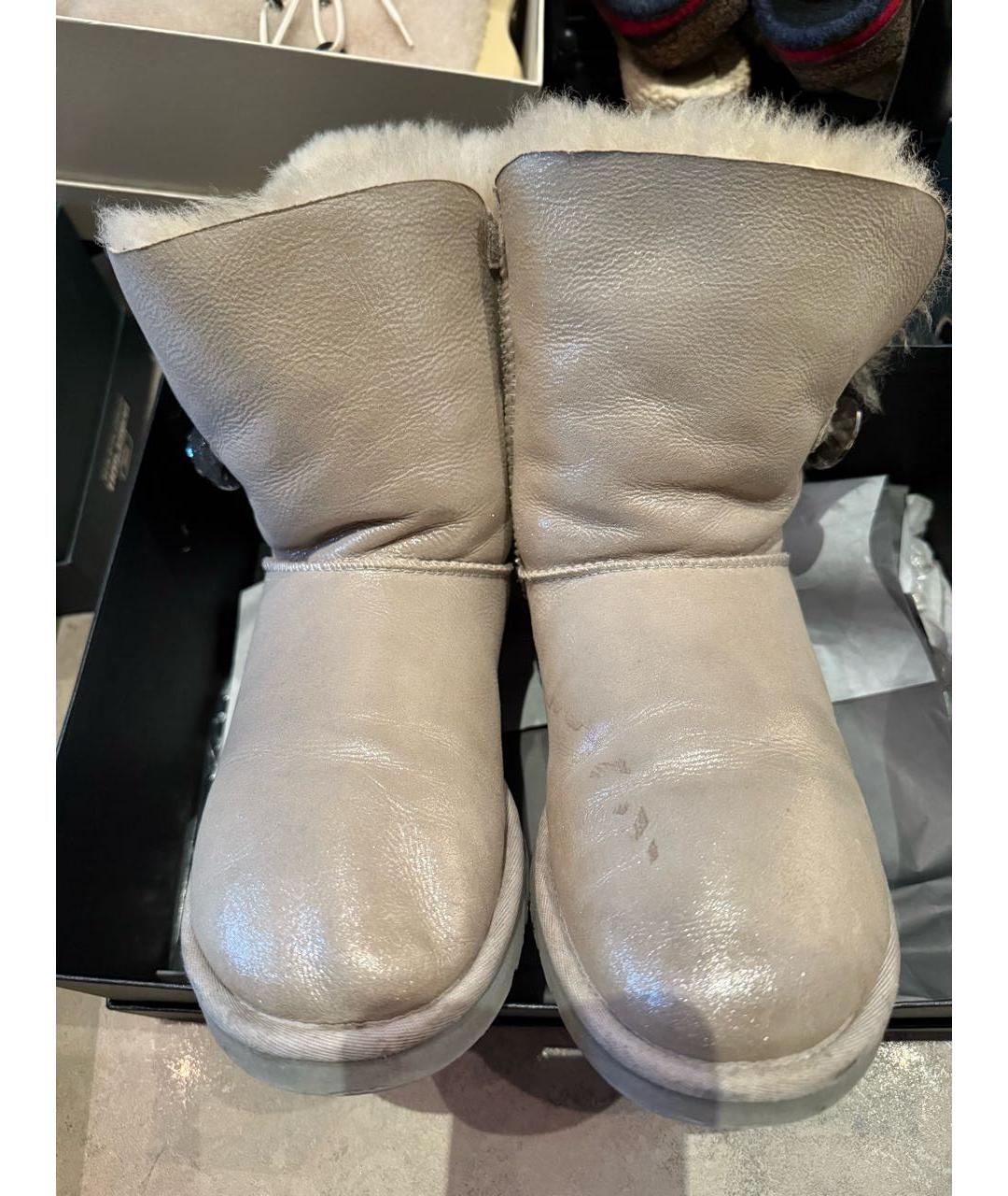 UGG AUSTRALIA Золотые сапоги, фото 3