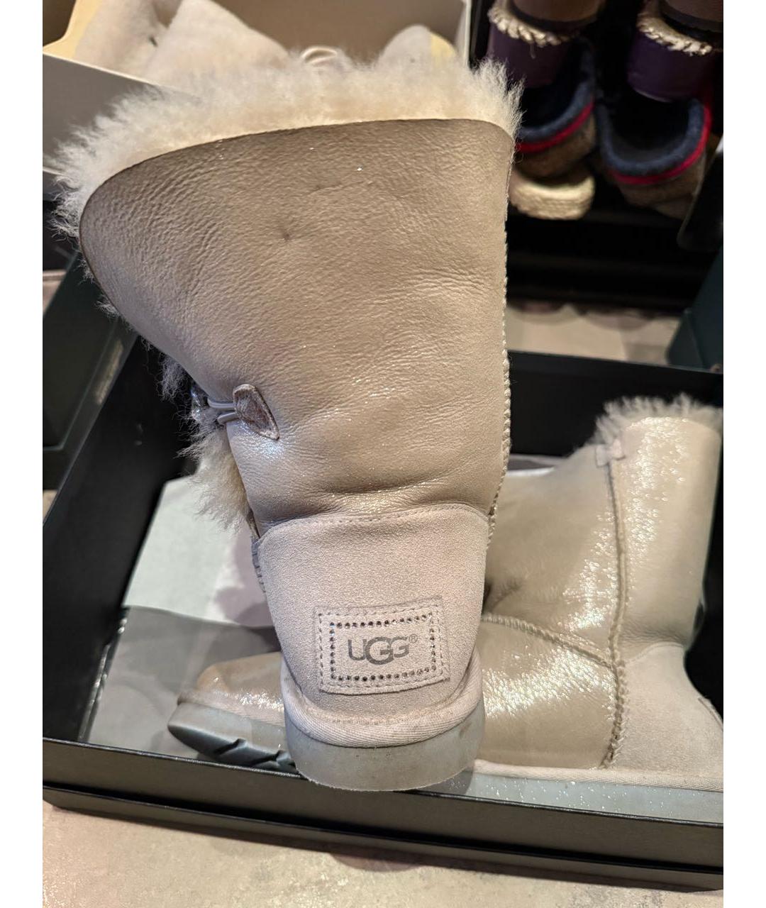 UGG AUSTRALIA Золотые сапоги, фото 4