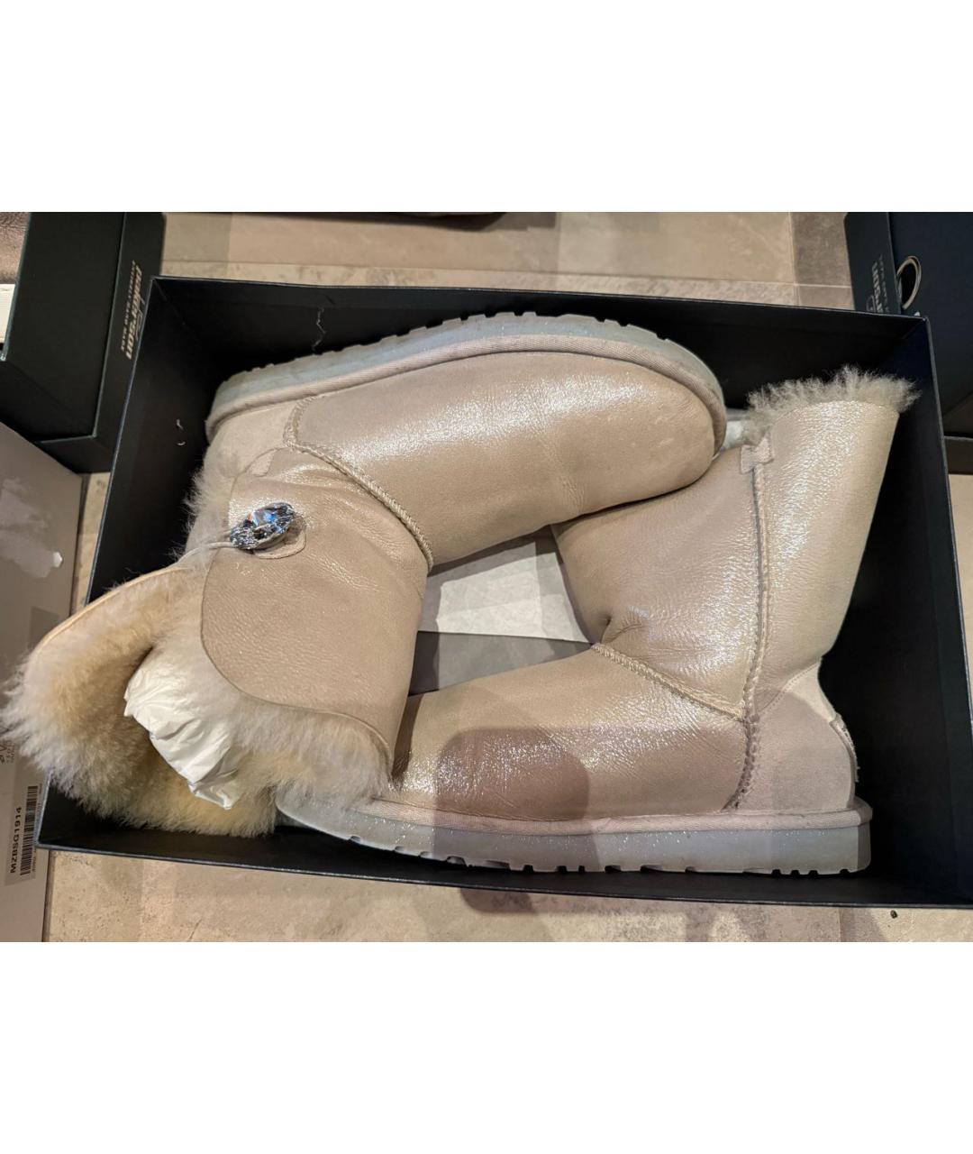 UGG AUSTRALIA Золотые сапоги, фото 5