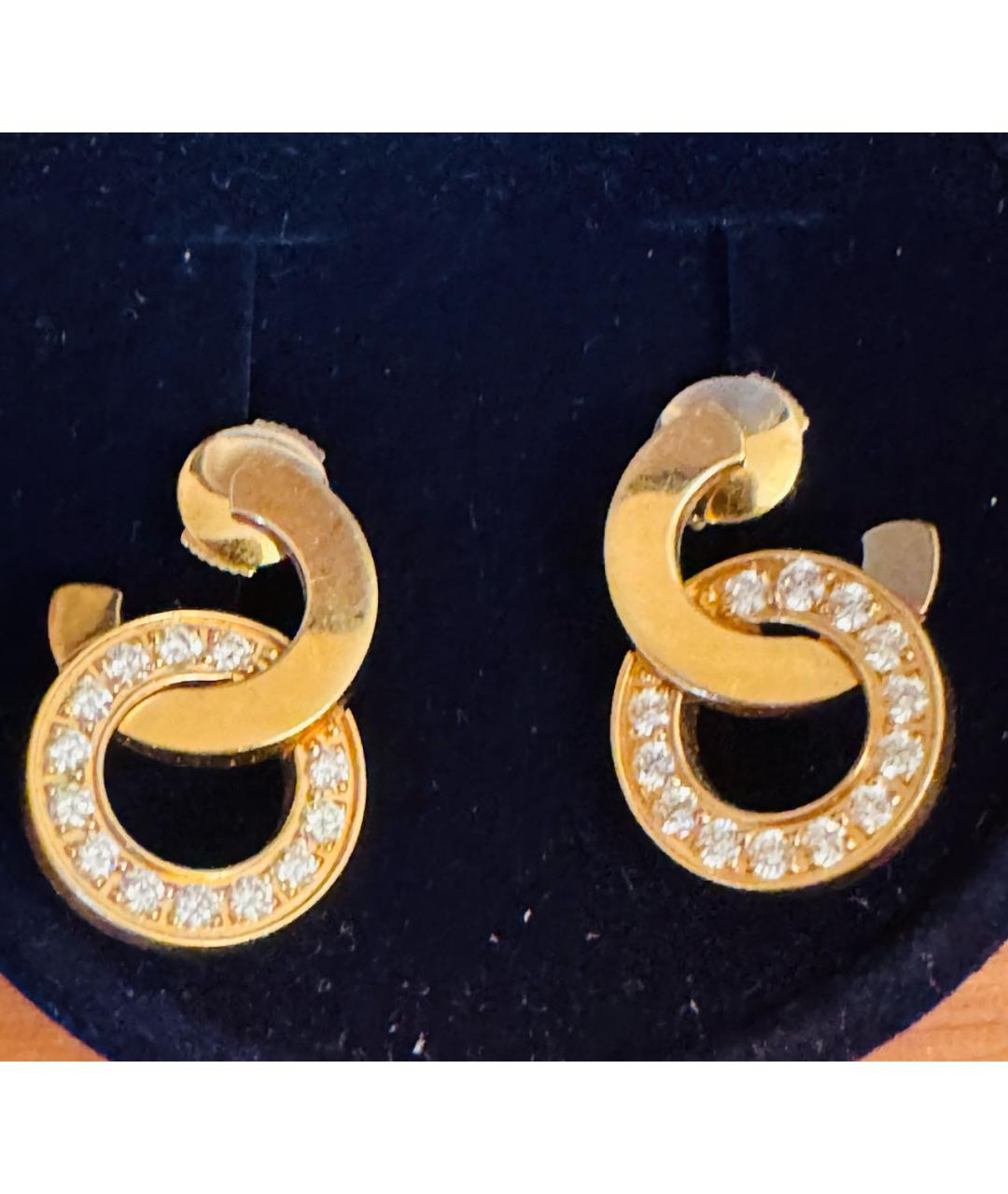 PIAGET Желтые серьги из желтого золота, фото 4