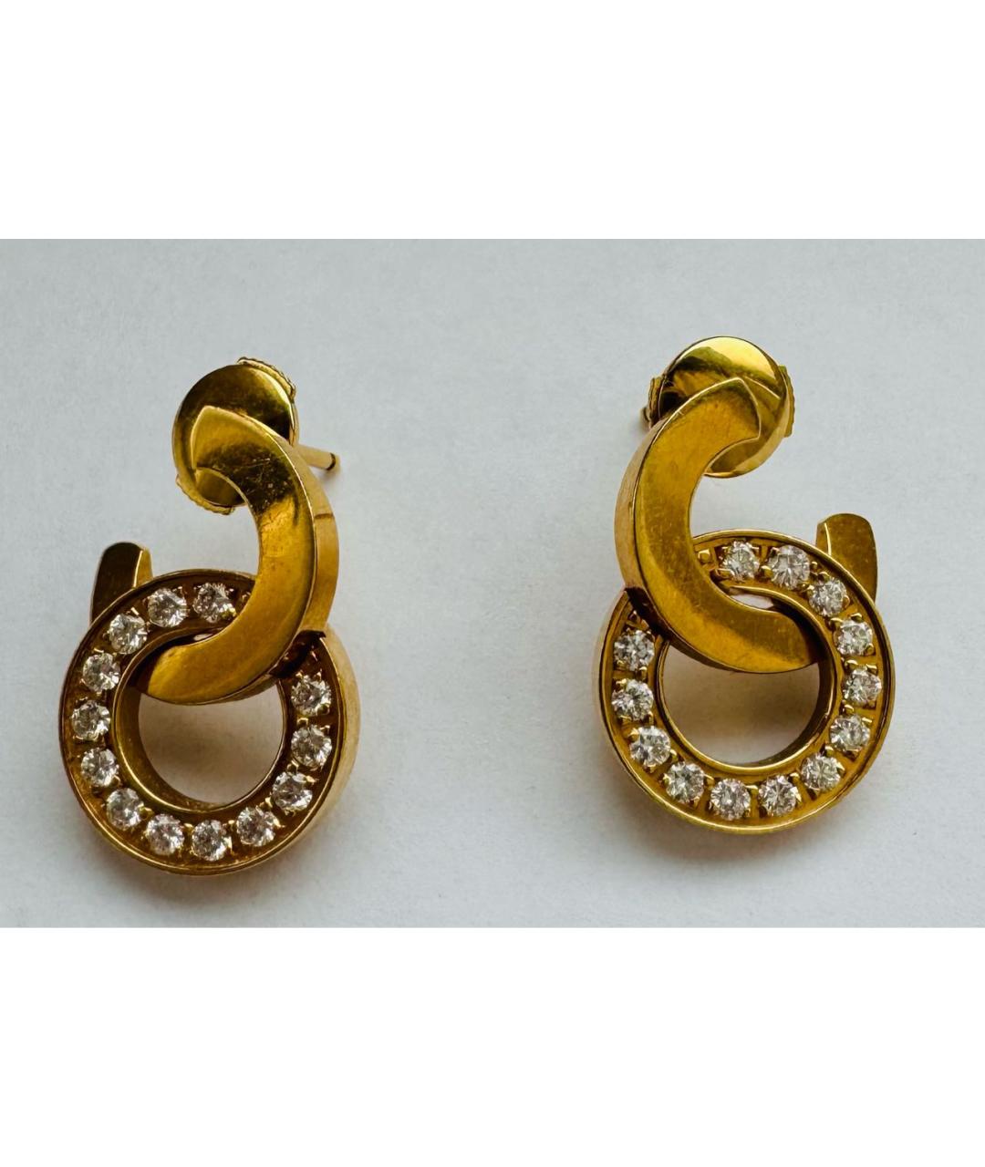 PIAGET Желтые серьги из желтого золота, фото 5