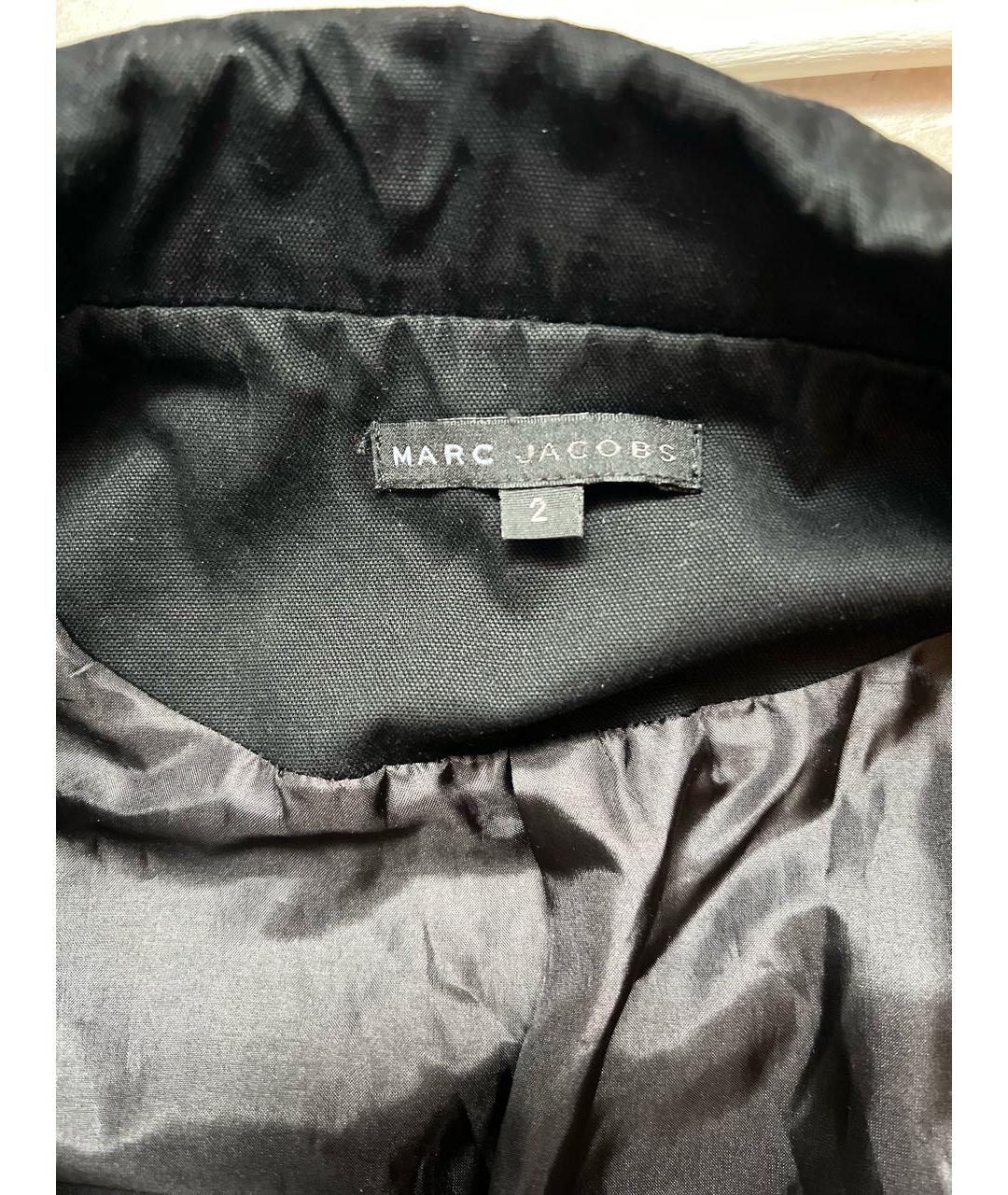 MARC JACOBS Черный хлопковый жакет/пиджак, фото 3