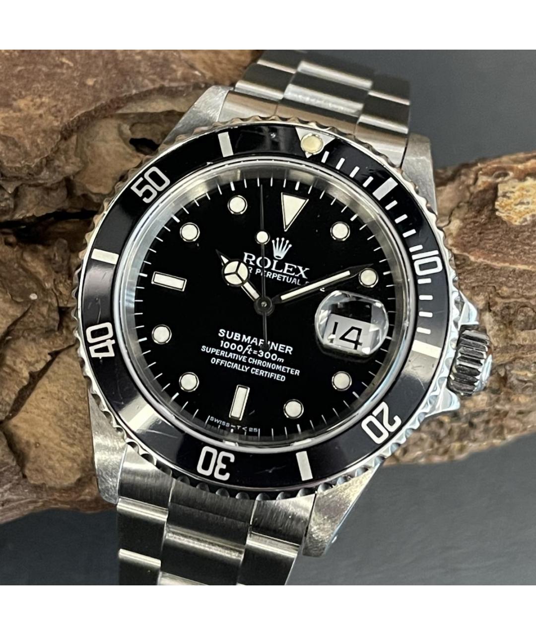 ROLEX Черные часы, фото 3