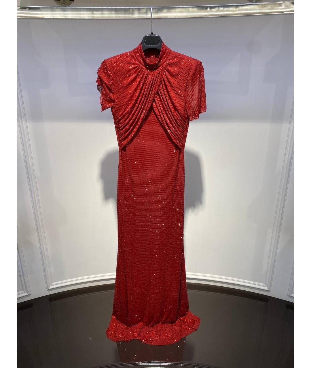SELF-PORTRAIT Красное вечернее платье, фото 2