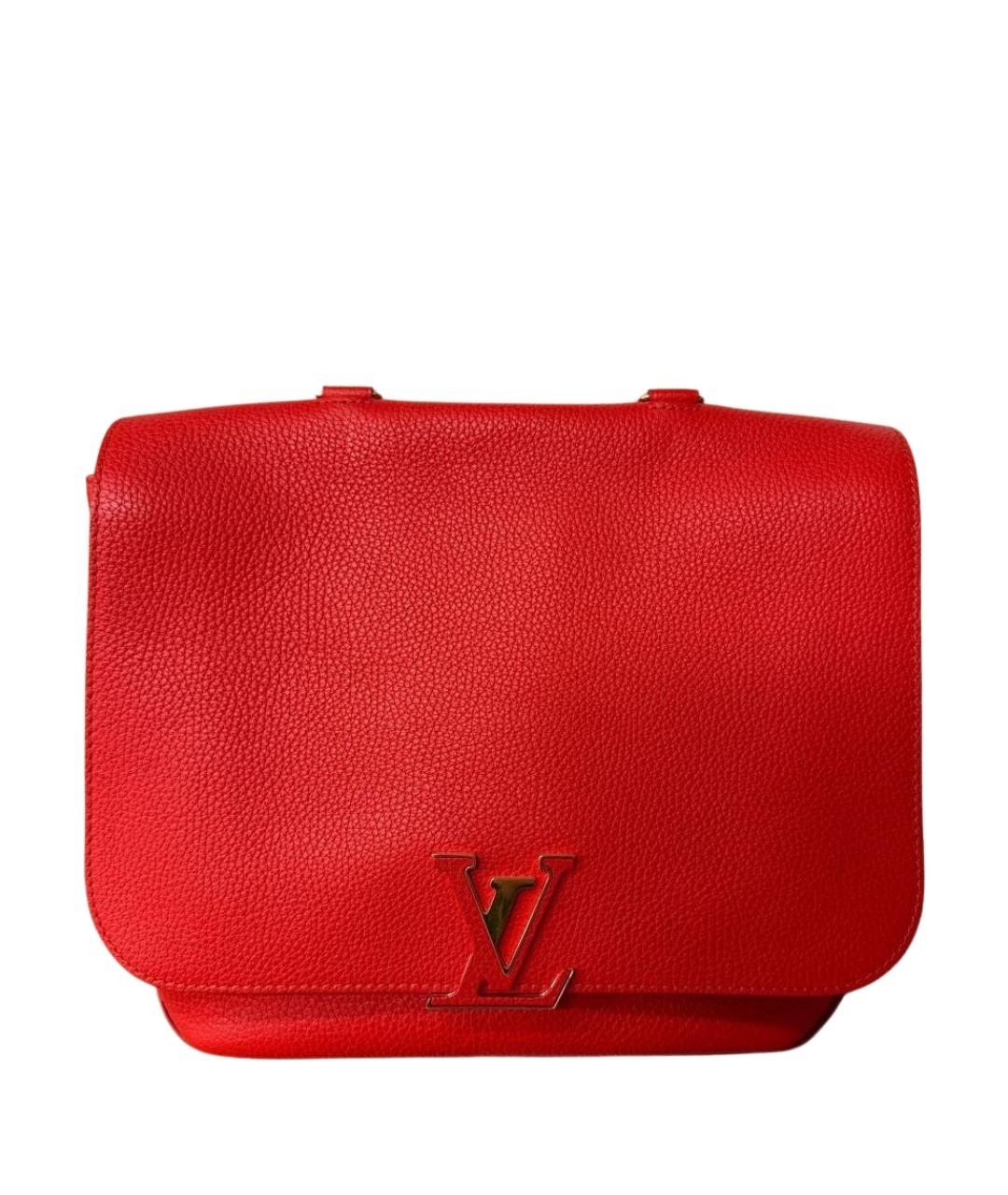 LOUIS VUITTON Красная кожаная сумка через плечо, фото 1