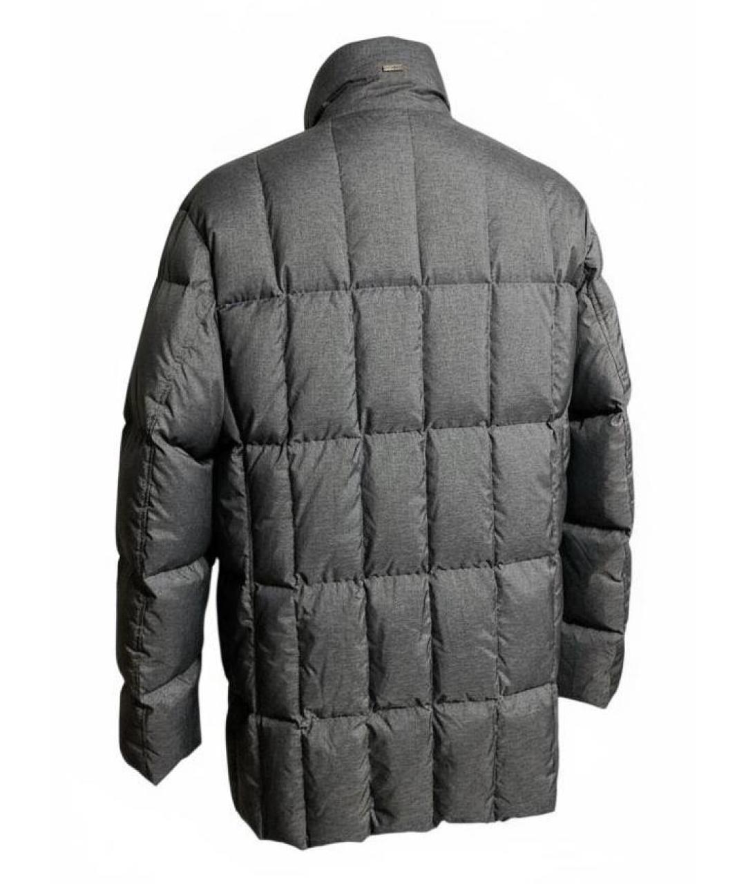 PAUL & SHARK Серый полиэстеровый пуховик, фото 3