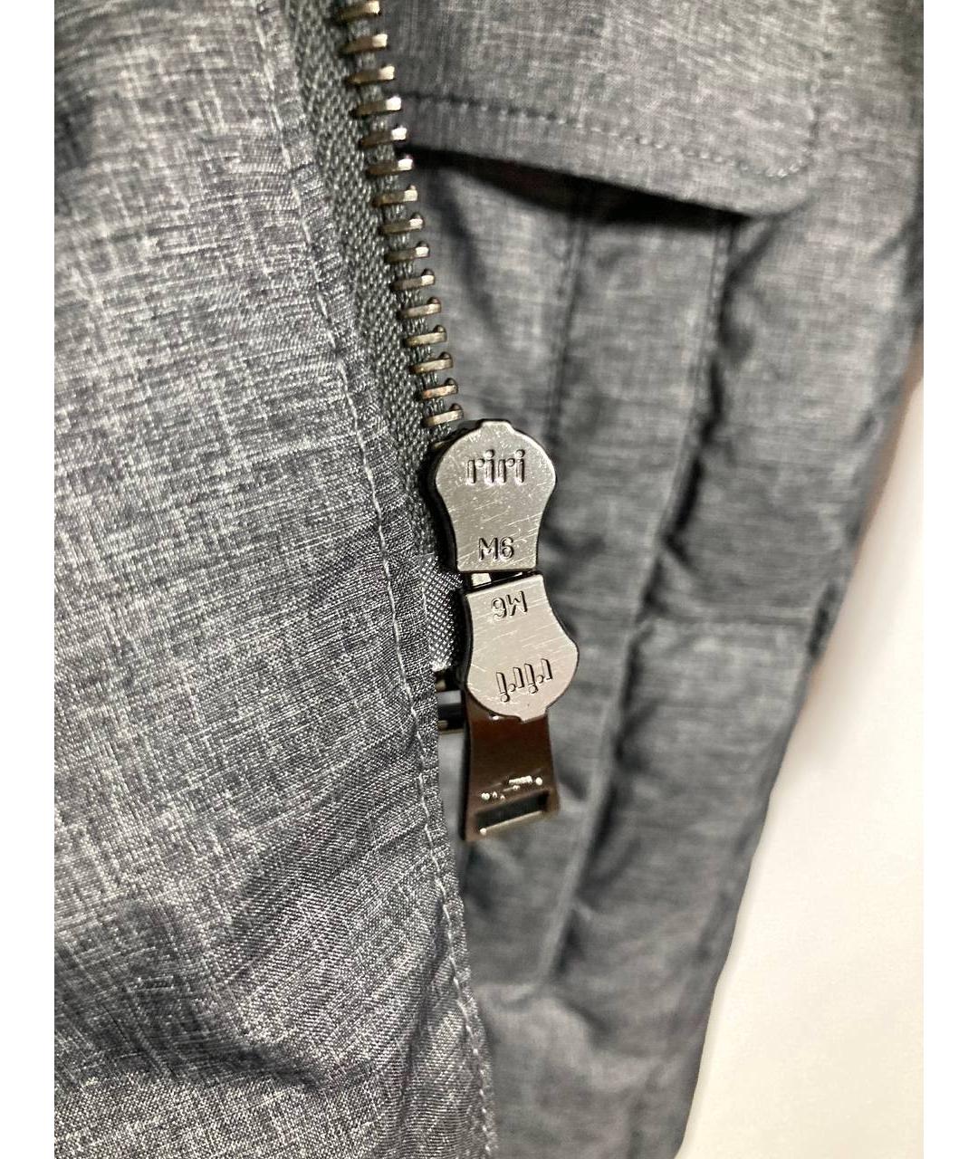 PAUL & SHARK Серый полиэстеровый пуховик, фото 9