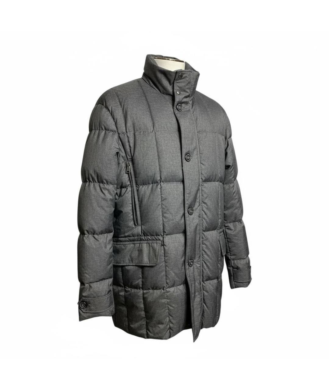 PAUL & SHARK Серый полиэстеровый пуховик, фото 4